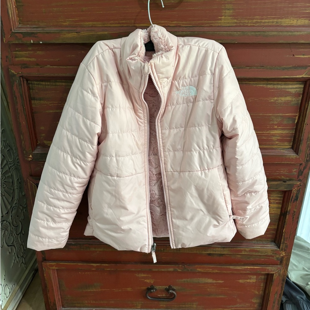 The North Face Light Pink Quilted Jacket